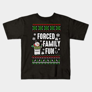 Forced Family Fun Ugly Sweater Kids T-Shirt